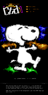 snoopy!! by crash test dummy