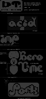 Ascii Colly #2  >@<  <--candy!!! by buzztone