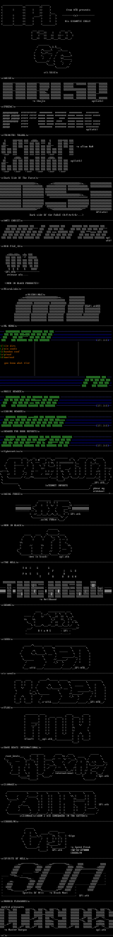 1.5 GiG ASCii Colly by aPoLLyGoN