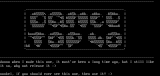 Dance Top 40 ascii by baxter