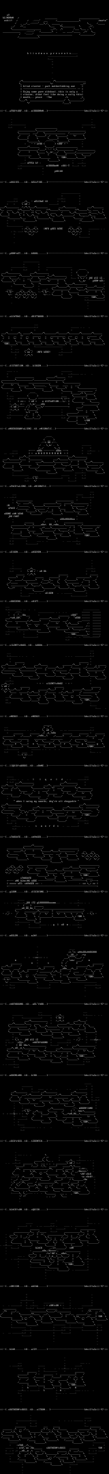 blind cluster part one by blindman