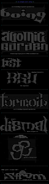 ascii collie by acidjazz