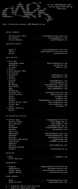 Dark January 1998 Memberlist by Dark Illustrated