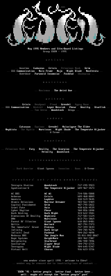 May 1995 Eden Memberlist by Nosferatu