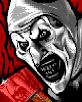 ansi art the clown by nail