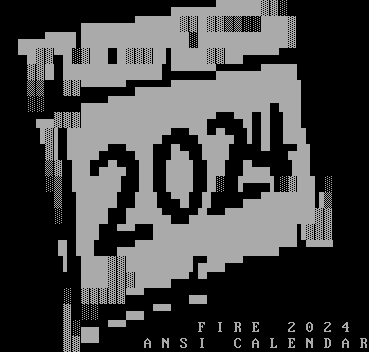 Fire Calendar 2024 by nail