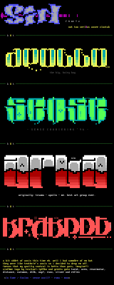 ansi kluster #1 by sin fame