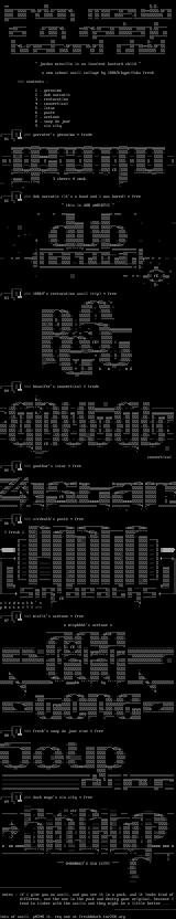 Fresh ascii logo colly by Fresh or 10869