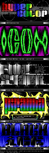 ANSi Fonts #2 by HyperColor