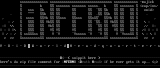 iNFERNO ascii logo by Majick