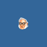 Isaac Asimov by 8bit Poet