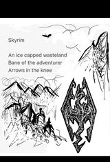 #GamingHaikus 19 - Skyrim by Bhaal_Spawn