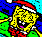 Spongebob Santa by Horsenburger