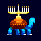 Menorah Tortoise by Mig_Moog