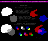 Color Transperancies by Nootropic