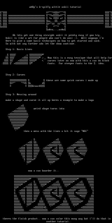 Ascii Tutor by Warp