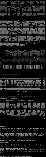 Ascii cluster by Boba Fett