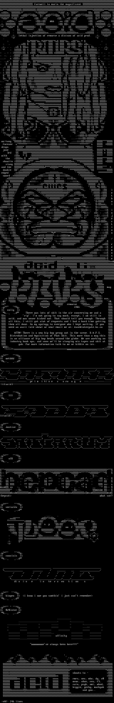 May Ascii Cluster by Lethal Injection