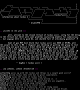 ruckus ! ascii information by The Ruckus Crewz