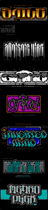 ansi logo collection by baltazar