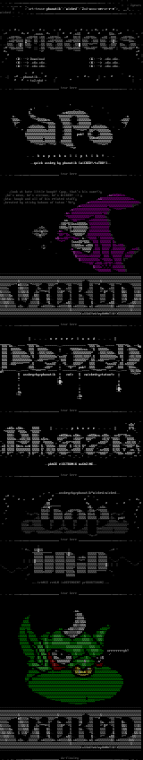 wicked ascii supremacy by phanatik