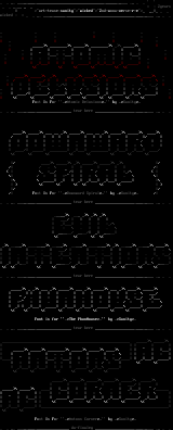 wicked ascii supremacy by sanity